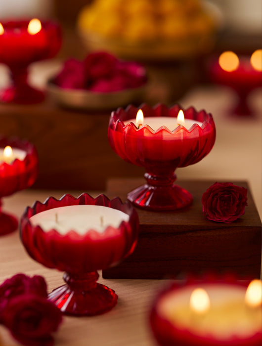Crimson Aura Set of 2 Candles