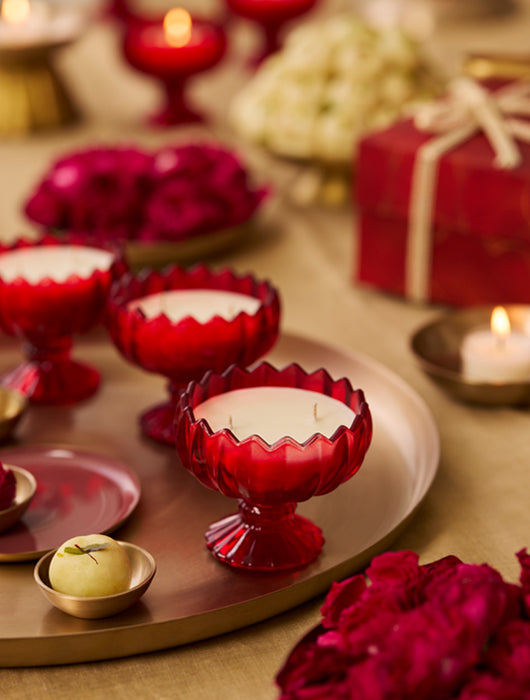 Crimson Aura Set of 2 Candles