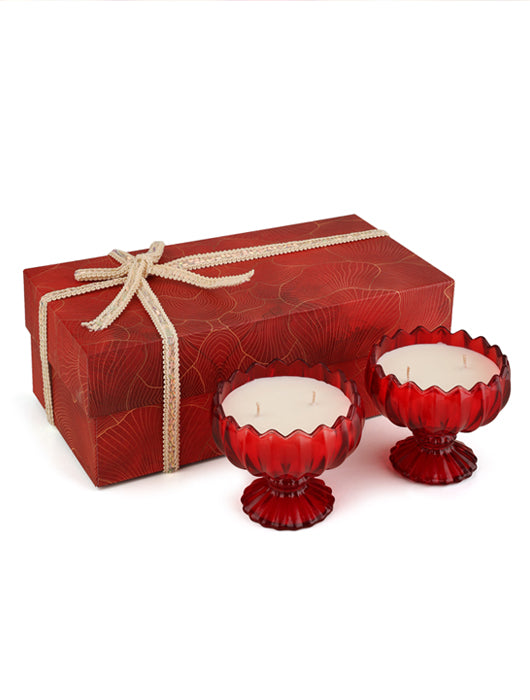 Crimson Aura Set of 2 Candles