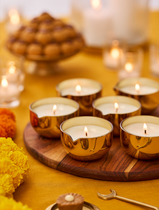 Golden Radiance Candle