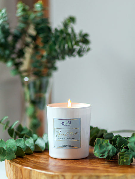 Buy Beautifully Crafted Gratitude Scented Candle Online – Niana