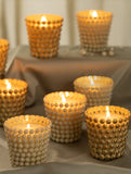 Celestial Pearl Gold Candle