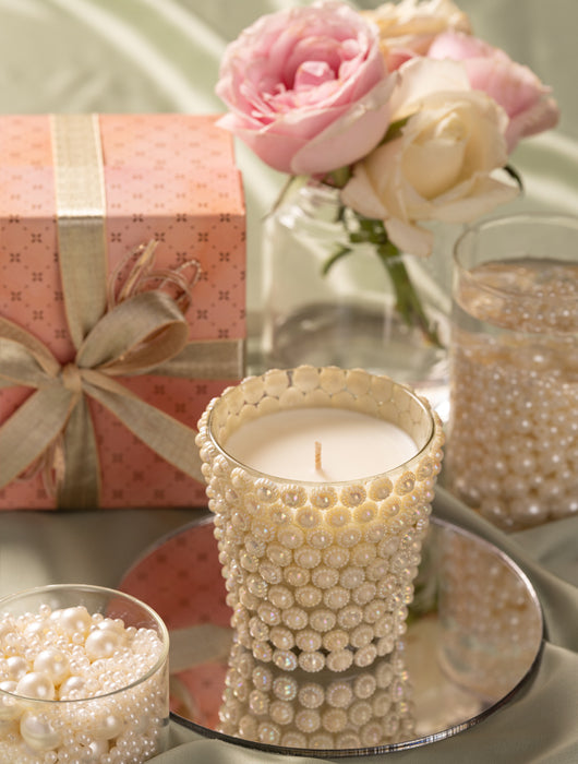Celestial Pearl White Candle