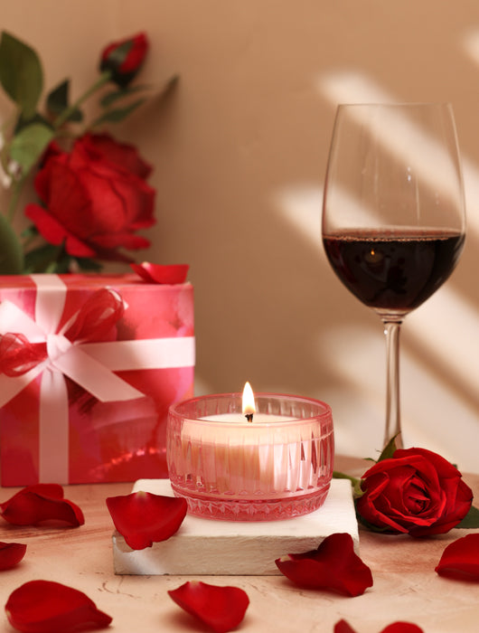 In Bloom Candle - Blush Pink