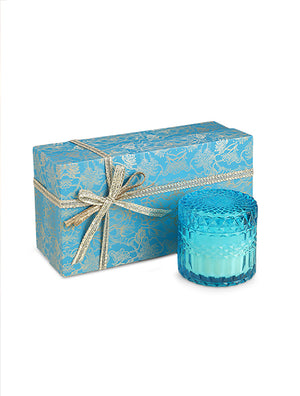 Turquoise Ray Candle