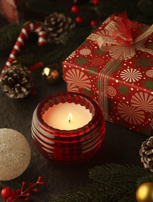 Holiday Forest Candle - Red