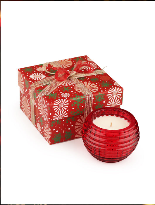 Holiday Forest Candle - Red