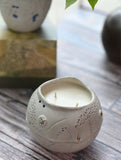 Eclectic Candle - White Matka