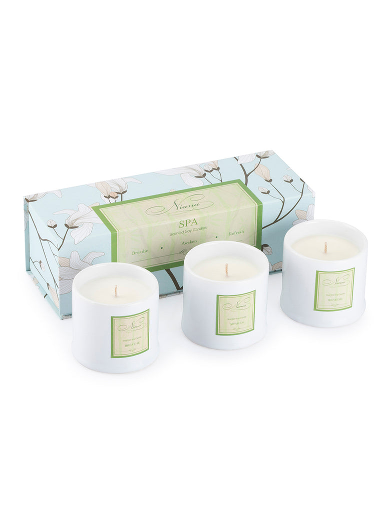 Spa Set of 3 Candles