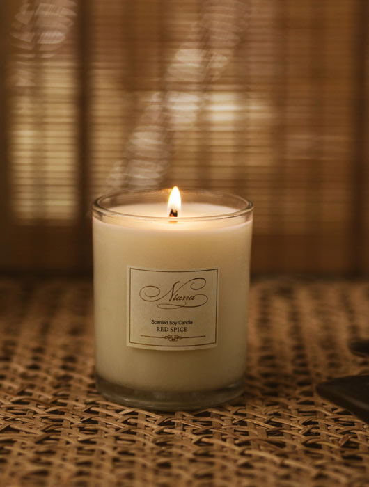 Red Spice Candle