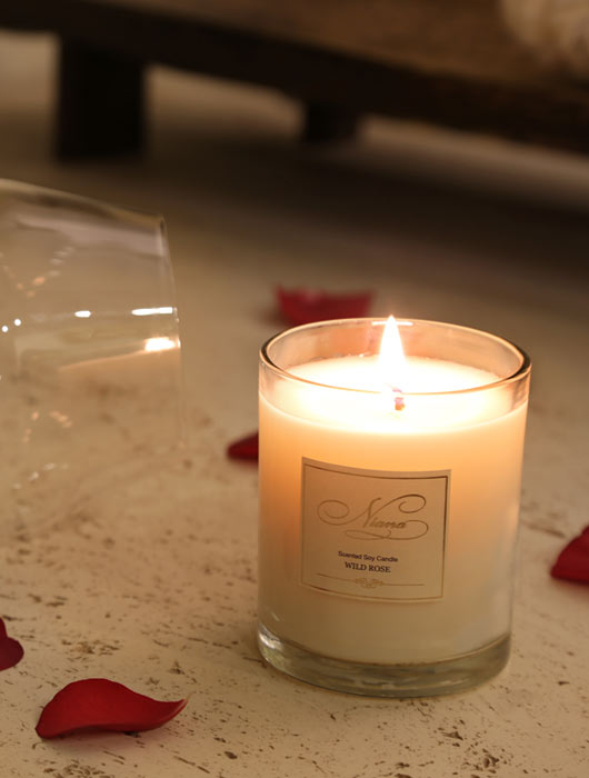 Wild Rose Candle